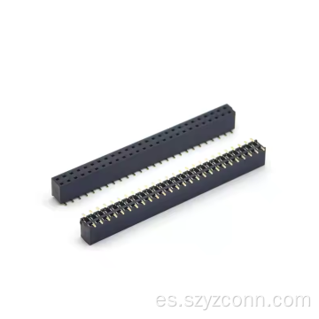 Conector de cabecera hembra de paso de 2,54 mm 52P